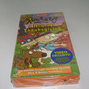 Nickelodeon RUGRATS – A RUGRATS THANKSGIVING VHS Holiday Special~SEALED